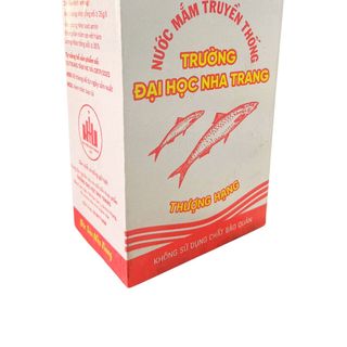Nước mắm thượng hạng Đại học Nha Trang