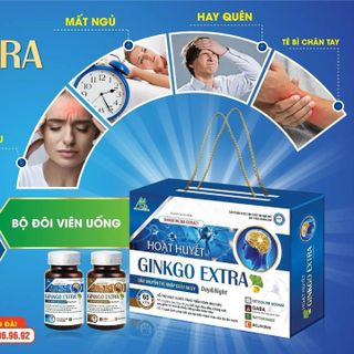 Hoạt Huyết Dưỡng Não GINKO EXTRA DAY & NIGHT Hổ Trợ Hoạt Huyết , Tăng Cường Tuần Hoàn Não, Giảm Mất Ngủ Đau Đầu Chóng Mặt Hộp 60 Viên
