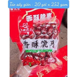 Táo Sấy Giòn Gói 252gr (Thùng 20 Gói) giá sỉ