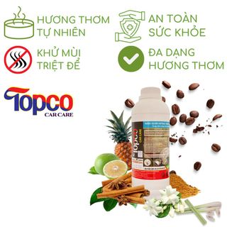 Tinh dầu xông khử mùi xe ô tô Topco tinh chất Nano bạc khử khuẩn 1L Thuận Phát giá sỉ