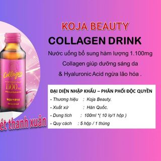 Nước uống bổ sung Collagen - Koja Beautiful - Hàn Quốc 1100mg