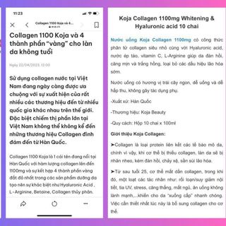 Nước uống bổ sung Collagen - Koja Beautiful - Hàn Quốc 1100mg