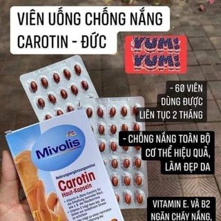 Viên uống chống nắng Mivolis Đức giá sỉ