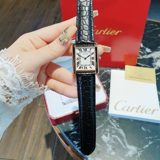 ĐỒNG HỒ NỮ TRUNG CẤP CATIE DÂY DA MẶT CHỮ NHẬT 3