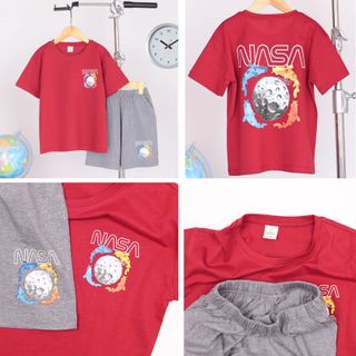 Bộ thun tay ngắn cho bé trai Kiteny, có size từ 24 đến 55kg, chất liệu cotton 2 chiều. phong cách và thoáng mát