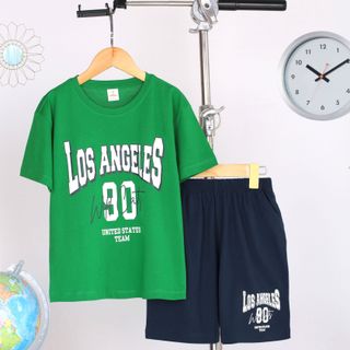 Bộ thun tay ngắn cho bé trai Kiteny, có size từ 24 đến 55kg, chất liệu cotton 2 chiều. phong cách và thoáng mát