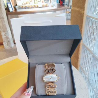 ĐỒNG HỒ NỮ CAO CẤP FENZI DÂY THÉP LOGO MẶT BẦU VIỀN ĐÁ XẢ KHO 7