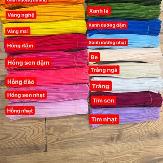 KẼM NHUNG LOẠI 1- LÀM HOA TRANG TRÍ ( hàng từ 6-8mm tùy màu) giá sỉ