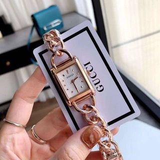ĐỒNG HỒ NỮ THỜI TRANG GU CII MẶT CHỮ NHẬT 24MM DÂY LẮC 5