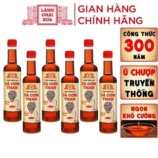 THÙNG 6 CHAI] NƯỚC MẮM NHỈ CÁ CƠM THAN 525ML - LÀNG CHÀI XƯA giá sỉ