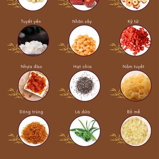 SET NGUYÊN LIỆU CHÈ DƯỠNG NHAN
