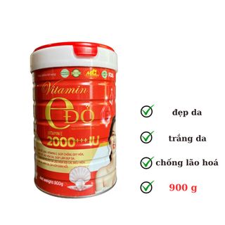 Sữa bột Vitamin E Đỏ giúp đẹp da, trắng da, chống lão hoá da (hộp 900g ) giá sỉ