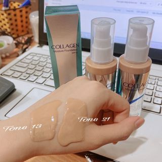 Kem Nền Collagen Căng Bóng Da Chống Nắng ENOUGH Collagen Moisture Foundation SPF15 giá sỉ