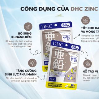 Viên Uống DHC Zinc Bổ Sung Kẽm Gói 60 Ngày giá sỉ