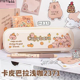 túi đựng bút capybara đội quýt 🍊 giá sỉ