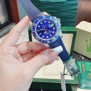 SALE ĐỒNG HỒ NAM NỮ CAO CẤP RÔ LE MÁY CƠ DÂY CAO SU 3
