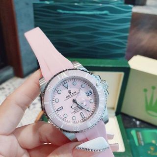 SALE ĐỒNG HỒ NAM NỮ CAO CẤP RÔ LE MÁY CƠ DÂY CAO SU 3