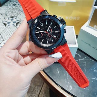 ĐỒNG HỒ NAM CAO CẤP M KORS 8445 DÂY CAO SU MÁY NHẬT
