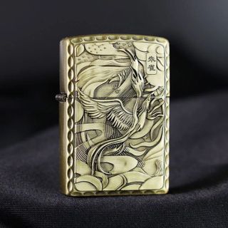 BẬT LỬA ZIPPO KHẮC NỔI HÌNH PHƯỢNG HOÀNG - XÀI XĂNG