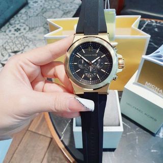 ĐỒNG HỒ NAM CAO CẤP M KORS 8445 DÂY CAO SU MÁY NHẬT