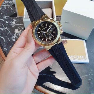 ĐỒNG HỒ NAM TRUNG CẤP M KORS DÂY CAO SU MẶT TO 1