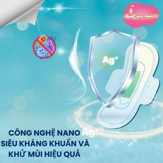 Băng Vệ Sinh AKACHAN MOMIFY Size 24.5cm Nhật Bản Chính Hãng Sử Dụng Hằng Ngày Gói 8 Miếng