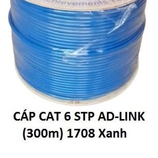 Cáp cat 6 stp ad-link (300m) 1708 xanh (chống nhiễu ) giá sỉ