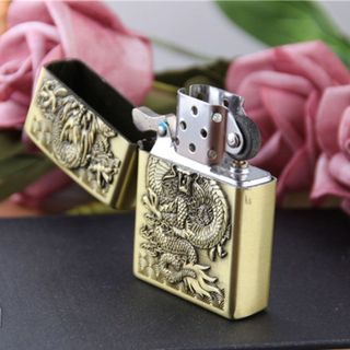 BÂT LỬA ZIPPO HÌNH RỒNG NỔI LONG VƯƠNG - (XÀI XĂNG)