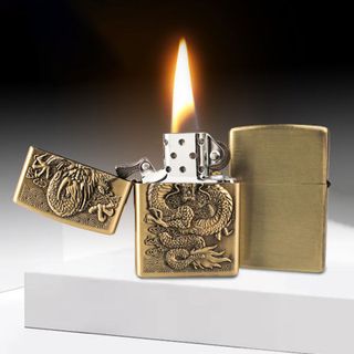 BÂT LỬA ZIPPO HÌNH RỒNG NỔI LONG VƯƠNG - (XÀI XĂNG)