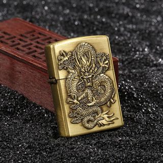 BÂT LỬA ZIPPO HÌNH RỒNG NỔI LONG VƯƠNG - (XÀI XĂNG)