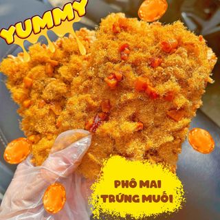 Cơm cháy phô mai trứng muối st25 80gr