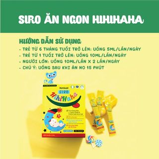 Siro Ăn Ngon Hihihaha Huyền Phi Chính Hãng Hỗ Trợ Ăn Ngon Ngủ Ngon Tăng Đề Kháng