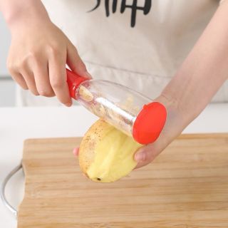 Dụng Cụ Nạo Bào Rau Củ Quả Có Ống Hộp Đựng Vỏ Tiện lợi