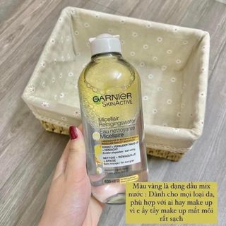Nước Tẩy trang Dầu Garnier 400ml - tẩy sạch nhẹ nhàng