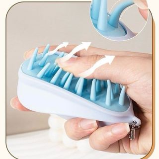 Lược massage silicon hình quả khế