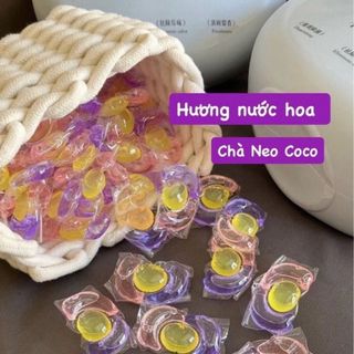 Viên Giặt Xả quần áo 3in1 hương thơm nước Hoa nội địa Trung giá sỉ