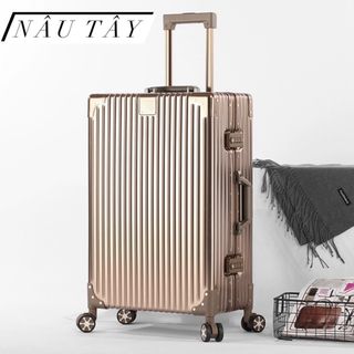 Vali nhôm nguyên khối góc vuông Bộ3