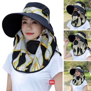 Mũ kèm khẩu trang chống nắng mẫu mới