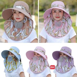 Mũ kèm khẩu trang chống nắng mẫu mới