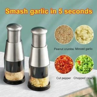 Dụng Cụ Nghiền Tỏi, Ớt ( Xay Tỏi Ớt )Bằng Tay Chất Liệu Inox 304 Cao Cấp