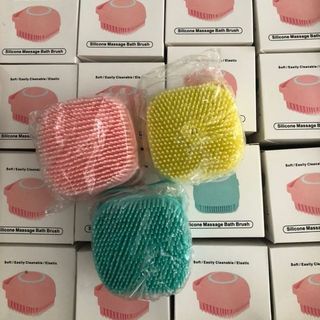 Bàn Chải tắm cho Chó Mèo - có chỗ đựng xà phòng ( nhựa caosu dẻo cao cấp )