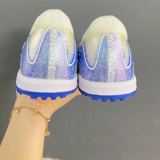 Giày đá bóng Vapor 16 Elite trắng xanh dương đậm cổ lửng TF giá sỉ