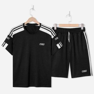 ĐỒ BỘ THỂ THAO NAM NỮ UNISEX LOGO CHỮ 3 SỌC - AUSA HOUSE giá sỉ