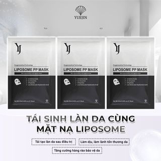 Mặt nạ Đen phục hồi Yuejin Liposome PP - Mặt nạ nuôi dưỡng tế bào, phục hồi nhanh, cấp ẩm