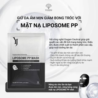 Mặt nạ Đen phục hồi Yuejin Liposome PP - Mặt nạ nuôi dưỡng tế bào, phục hồi nhanh, cấp ẩm