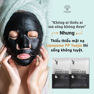 Mặt nạ Đen phục hồi Yuejin Liposome PP - Mặt nạ nuôi dưỡng tế bào, phục hồi nhanh, cấp ẩm