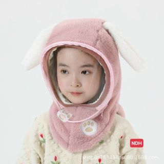 Mũ lông trẻ em có kính .