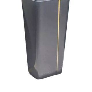 Lavabo đặt sàn kiểu trụ đứng xám viền vàng và các màu khác để lựa chọn