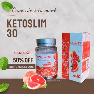 Giảm Cân Keto Bưởi Thái Lan Hộp 30 viên giá sỉ