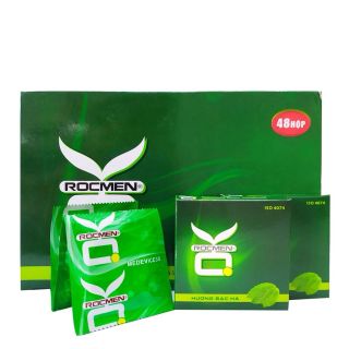 Bao Cao Su Gia Đình OK Rocmen giá rẻ hộp 144 cái huơng dâu
